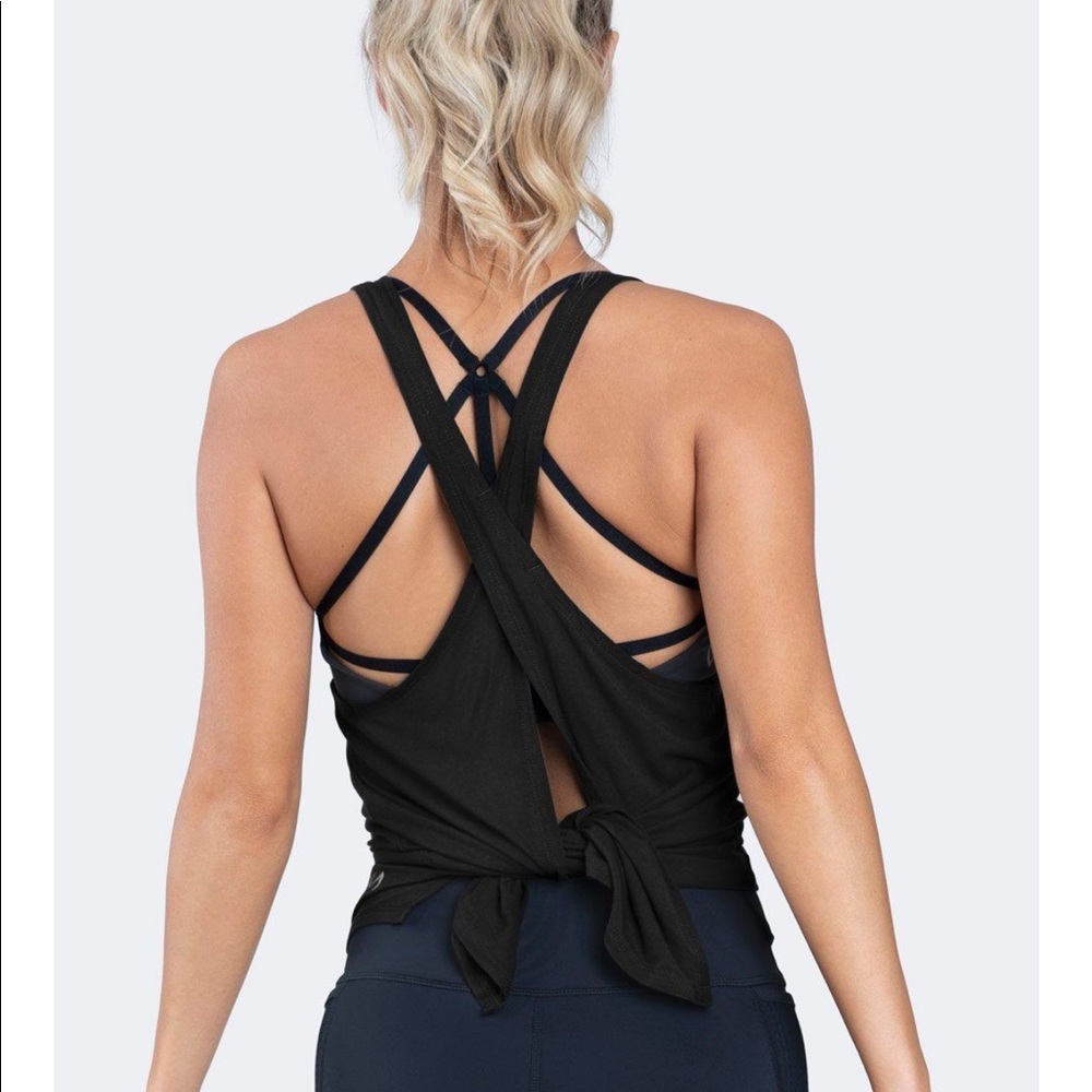 TLF tank top in black